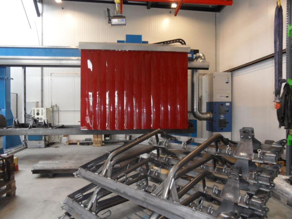 Mobiele stof- en lasrookafzuigingsinstallatie voor industriële omgevingen van Lemtech